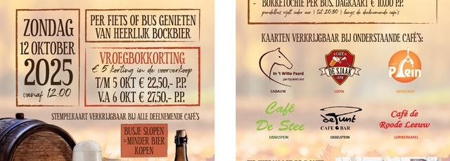 12 oktober – De Herfst Bokkentocht 2025