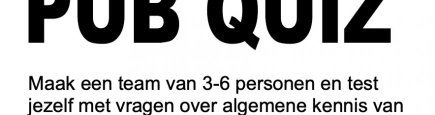 18 januari – Pub Quiz
