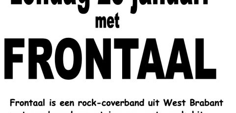 25 januari – Live Muziek met Frontaal