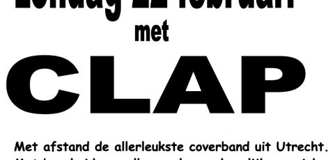 22 februari – Live muziek van CLAP