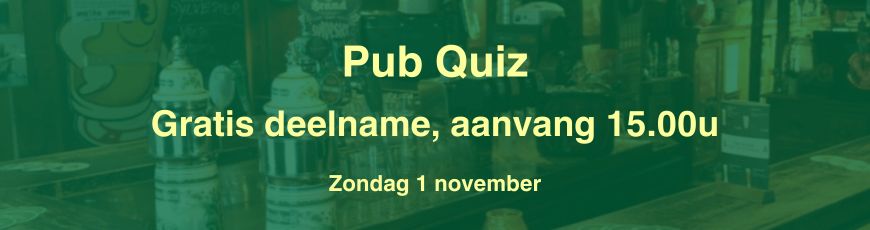 Pub Quiz – 1 november 2026